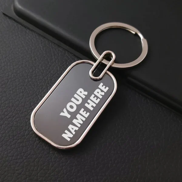 Personalized Metal Keychains - Round - Image 2