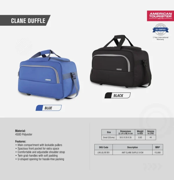 American Tourister Clane Duffle Bag - Image 9