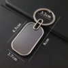 Personalized Metal Keychains - Round - Image 4