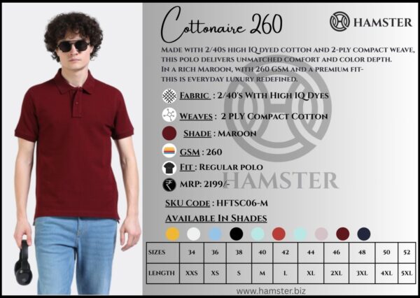 Regular Polo Tshirt -HAMSTER - Image 12