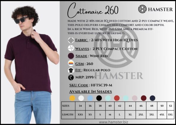 Regular Polo Tshirt -HAMSTER - Image 7